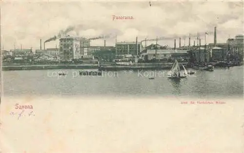 AK / Ansichtskarte SAVONA Liguria IT Panorama Hafen