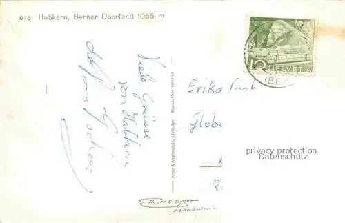 AK / Ansichtskarte Habkern Interlaken BE Panorama Berner Oberland