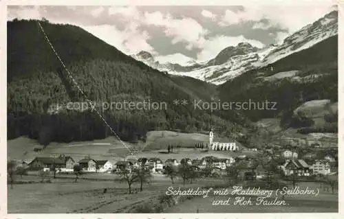 AK / Ansichtskarte Schattdorf UR Panorama mit Haldiberg Seilbahn und Hoh Faulen