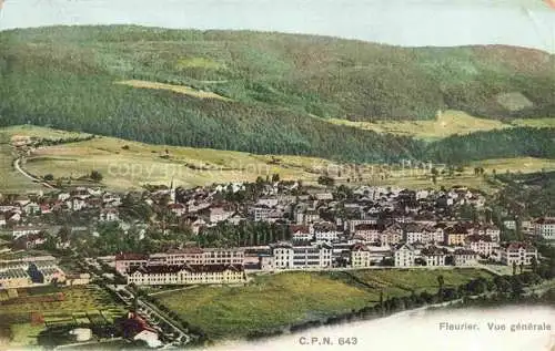 AK / Ansichtskarte Fleurier Val-de-Travers NE Vue générale