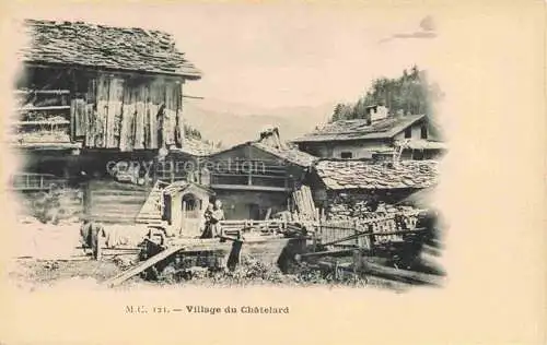 AK / Ansichtskarte Le Chatelard MARTIGNY Martinaco VS Au centre du village