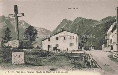AK / Ansichtskarte Col de la Forclaz Martigny VS Croix de fer Route de Martigny à Chamonix