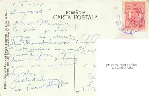 AK / Ansichtskarte Bucuresti Bukarest Bucaresti RO Palatul Postelor