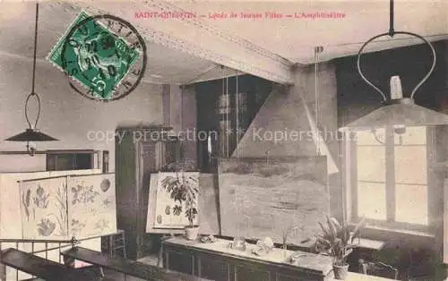 AK / Ansichtskarte Saint-Quentin 02 Aisne Lycee de Jeunes Filles Amphitheatre