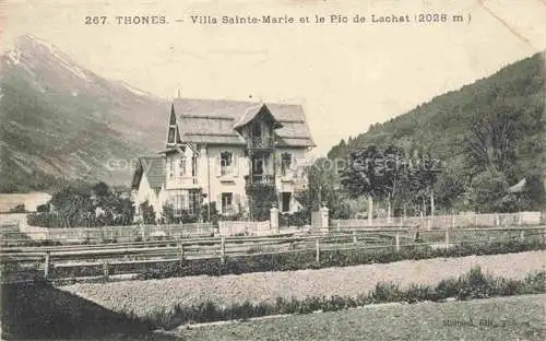 AK / Ansichtskarte Thones ANNECY 74 Haute-Savoie Villa Sainte Marie et le Pic de Lachat
