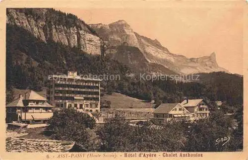 AK / Ansichtskarte Assy-Passy Bonneville 74 Haute Savoie Hotel d'Ayere Chalet Anthonioz