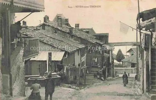 AK / Ansichtskarte Rives-sous-Thonon-les-Bains 74 Haute-Savoie Une Rue
