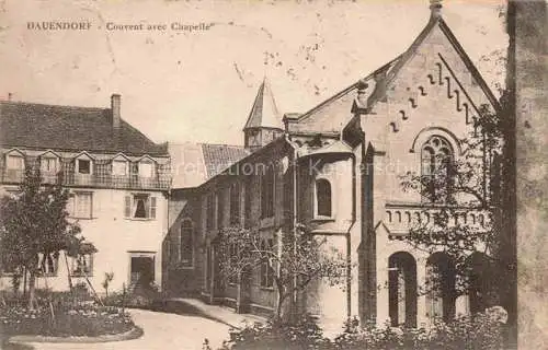 AK / Ansichtskarte Dauendorf Haguenau 67 Alsace Couvent avec Chapelle