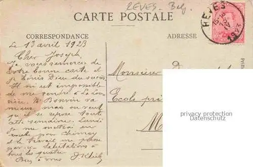 AK / Ansichtskarte Reves Rebecq-Rognon Belgie De Wendel et Cie Vue d'ensemble de l'emplacement des trains blooming et billettes enleves et detruits par les Allemands