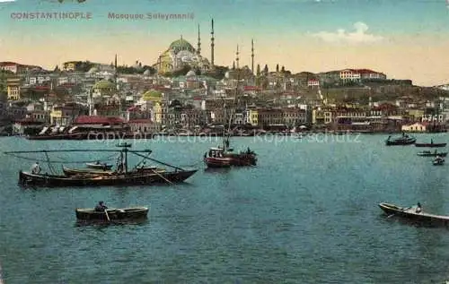 AK / Ansichtskarte Constantinople Constantinopel ISTANBUL TK Mosquee Suleymanie
