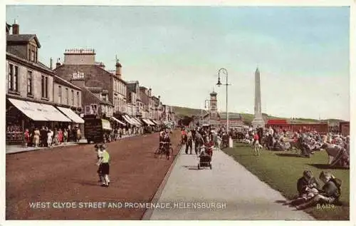 AK / Ansichtskarte Helensburgh Dunbartonshire Scotland UK West Clyde Street and Promenade