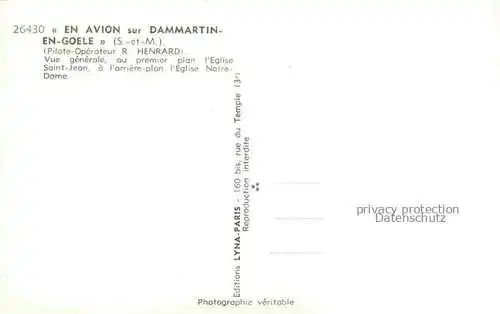 AK / Ansichtskarte Dammartin-en-Goele MEAUX 77 Seine-et-Marne Vue aerienne