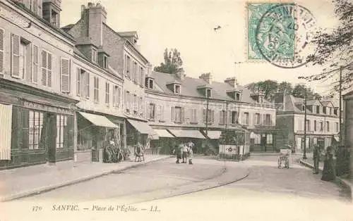 AK / Ansichtskarte Sanvic LE HAVRE 76 Seine-Maritime Place de l'Eglise