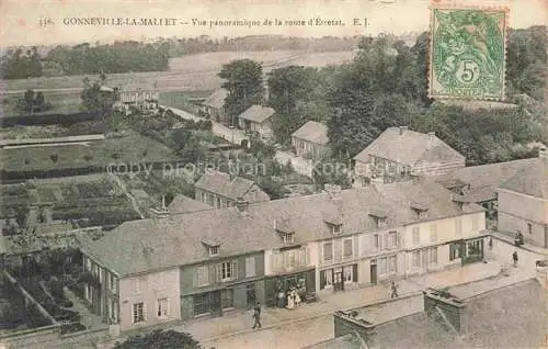 AK / Ansichtskarte Gonneville-la-Mallet LE HAVRE 76 Seine-Maritime Vue panoramique de la route d'Etretat