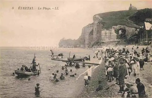 AK / Ansichtskarte ETRETAT 76 Seine-Maritime La Plage