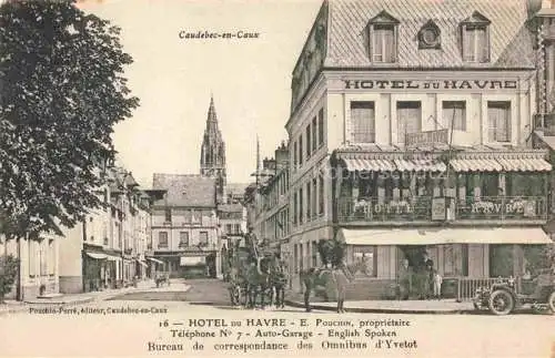 AK / Ansichtskarte Caudebec-en-Caux ROUEN 76 Seine-Maritime Hotel ou Havre