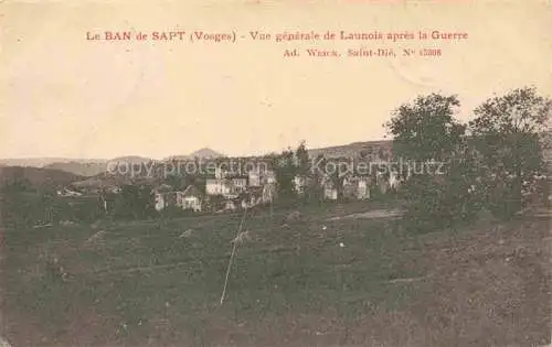 AK / Ansichtskarte LE Ban-de-Sapt Saint-Die 88 Vosges Vue generale de Launois apres la Guerre