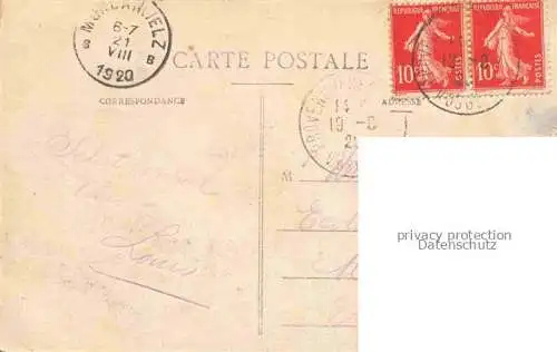 AK / Ansichtskarte LE Ban-de-Sapt Saint-Die 88 Vosges Vue generale de Launois apres la Guerre