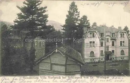 AK / Ansichtskarte Schirmeck Molsheim 67 Bas-Rhin Sanatorium Villa Vorbruck