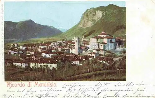 AK / Ansichtskarte Mendrisio TI Panorama