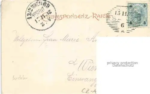 AK / Ansichtskarte Saaz Zatec Aussig CZ Ringplatz Dreifaltigkeitssaeule Rathaus
