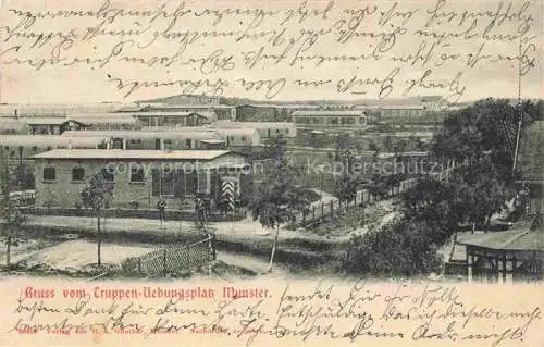 AK / Ansichtskarte Munster  Truppenuebungsplatz Munsterlager Soltau-Fallingbostel Teilansicht Truppenuebungsplatz