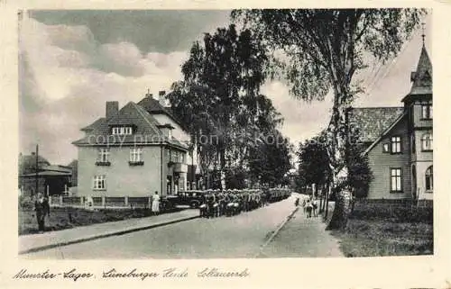 AK / Ansichtskarte Munster  Truppenuebungsplatz Munsterlager Soltau-Fallingbostel Teilansicht Feldpost