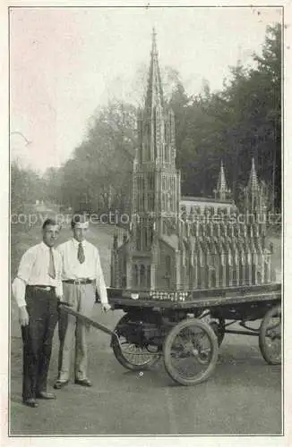 AK / Ansichtskarte KoeLN  RHEIN "Ulmer Muenster" Gebaut von Gebrueder Johann und Wilhelm Dreikausen