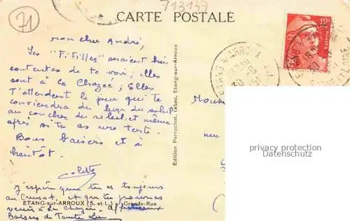 AK / Ansichtskarte Etang-sur-Arroux Autun 71 Saone-et-Loire Grande Rue