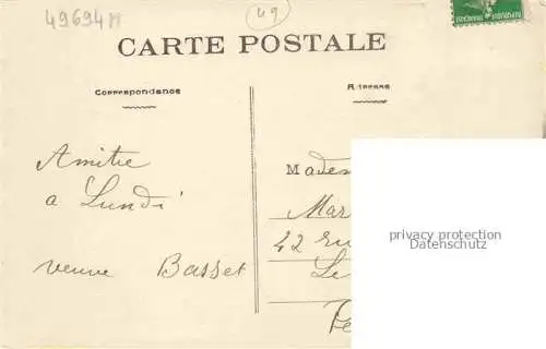 AK / Ansichtskarte Echemire Saumur 49 Maine-et-Loire Rue Principale