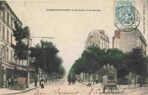 AK / Ansichtskarte Nogent-sur-Marne 94 Val-de-Marne Boulevard de Strasbourg