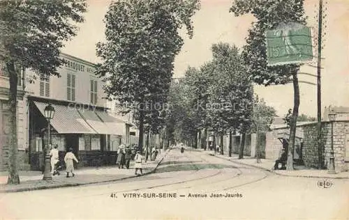 AK / Ansichtskarte VITRY-SUR-SEINE 94 Val-de-Marne Avenue Jean Jaurès