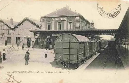 AK / Ansichtskarte BOULOGNE-SUR-MER 62 Pas-de-Calais La Gare Maritime