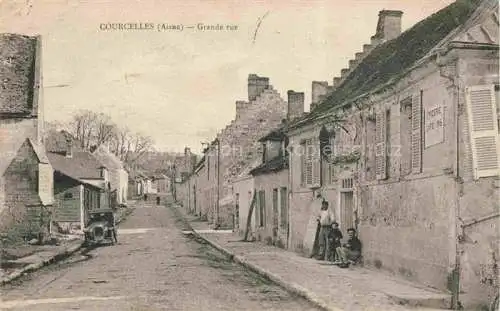 AK / Ansichtskarte Courcelles-sur-Vesles Soissons 02 Aisne Grande Rue