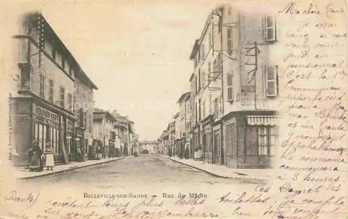 AK / Ansichtskarte Belleville-sur-Saone Villefranche-sur-Saone 69 Rhone Rue de Mâcon