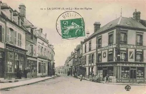 AK / Ansichtskarte La Loupe Nogent-le-Rotrou 28 Eure-et-Loir Rue de l'Eglise