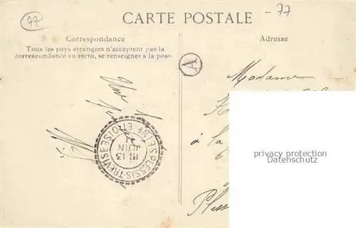 AK / Ansichtskarte Roissy-en-Brie Torcy 77 Seine-et-Marne Rue de la Gare