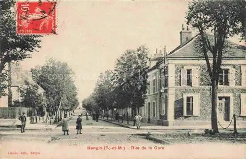 AK / Ansichtskarte Nangis Provins 77 Seine-et-Marne Rue de la Gare