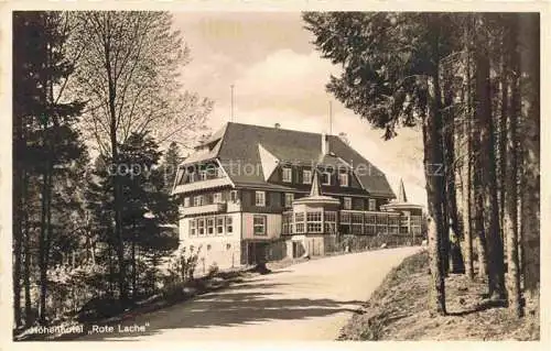 AK / Ansichtskarte Forbach Baden BW Hoehenhotel Rote Lache im Schwarzwald