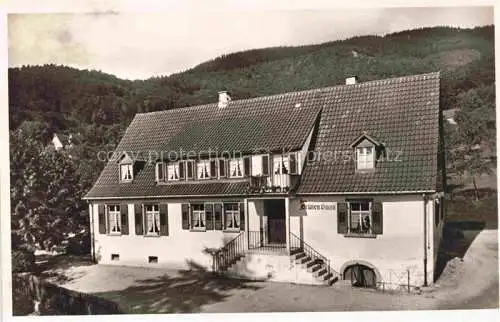 AK / Ansichtskarte Sehringen Badenweiler BW Gasthaus zum Gruenen Baum