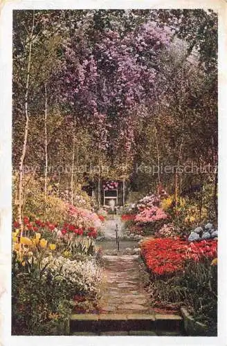 AK / Ansichtskarte Liebichau Schlesien Lubiechow PL Fuerstliche Gaertnerei Fruehlingsgarten