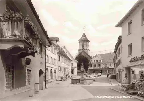 AK / Ansichtskarte Kandern Baden BW Marktplatz