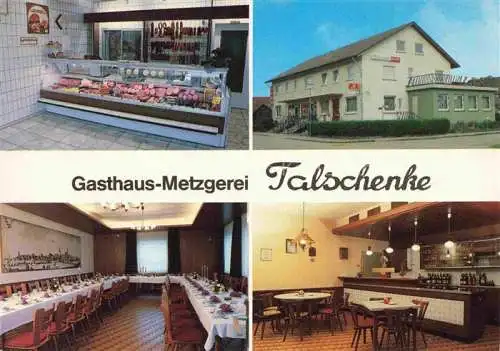 AK / Ansichtskarte Eppingen Gasthaus Metzgerei Talschenke Gastraeume Verkaufstheke
