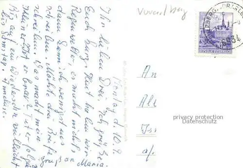 AK / Ansichtskarte Sulzberg Vorarlberg AT Fliegeraufnahme