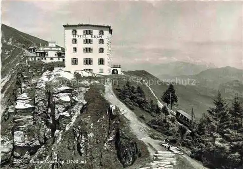 AK / Ansichtskarte Monte-Generoso 1704m Lugano TI Hotel Kulm