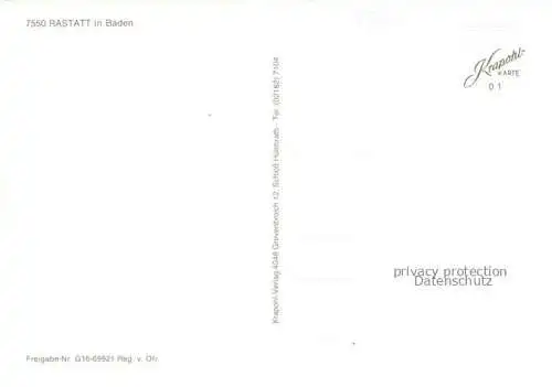 AK / Ansichtskarte RASTATT Baden BW Fliegeraufnahme