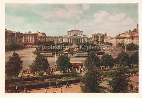 AK / Ansichtskarte Moskau Moscou MOSCOW RU Swerdlow Platz Grosses Theater