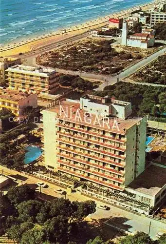 AK / Ansichtskarte Playa de Palma Mallorca Hotel Niagara Fliegeraufnahme