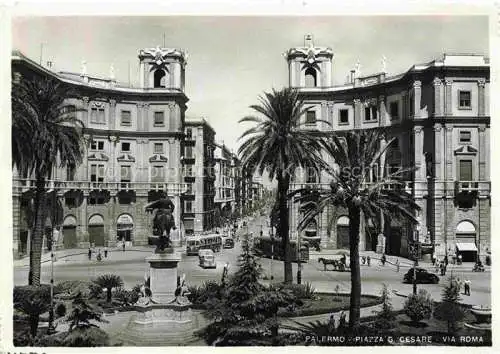 AK / Ansichtskarte PALERMO  Sicilia IT Piazza G Cesare Via Roma