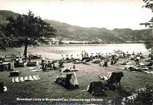AK / Ansichtskarte Bodensdorf Ossiacher See Kaernten AT Strandbad Linde